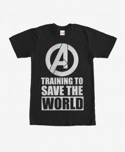 Marvel Avengers Training to Save World T-Shirt ER01