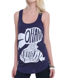 titch Ohana Quote Girls Tank Top ER01