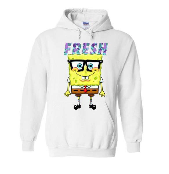 teddy fresh x spongebob hoodie