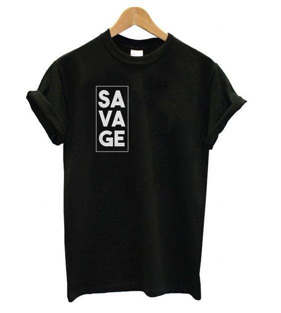 white savage shirt