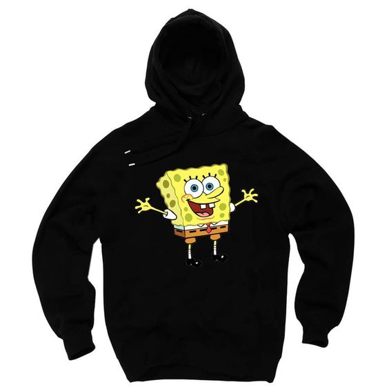 teddy fresh spongebob black hoodie