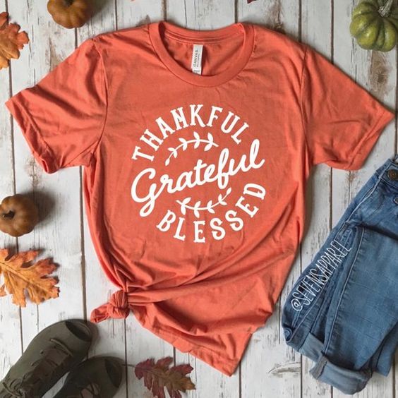 thankful grateful shirt