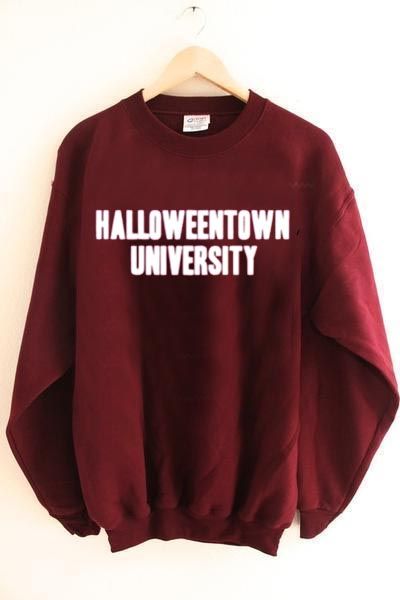 halloweentown university embroidered sweatshirt