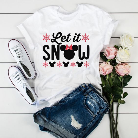 let it snow cat shirt