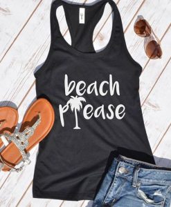 beach please tank top EL13J0
