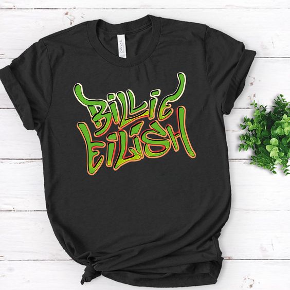 Billie Eilish Black T Shirt SR22F0