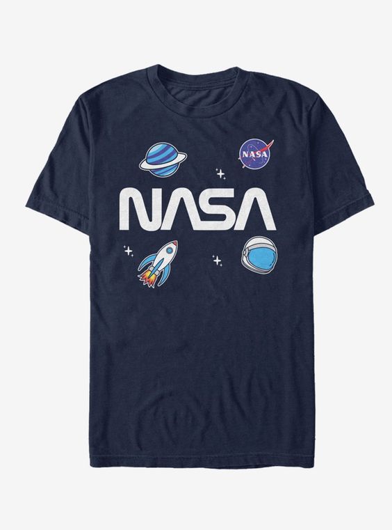 nasa printed tshirt