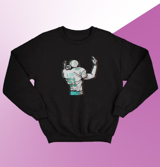 Bryan Cox 51 Miami Dolphins Sweatshirt